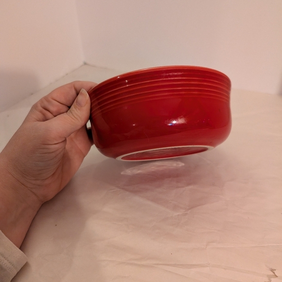 Fiesta All Purpose Gusto Bowl in a Scarlet Red Color - Picture 3 of 6